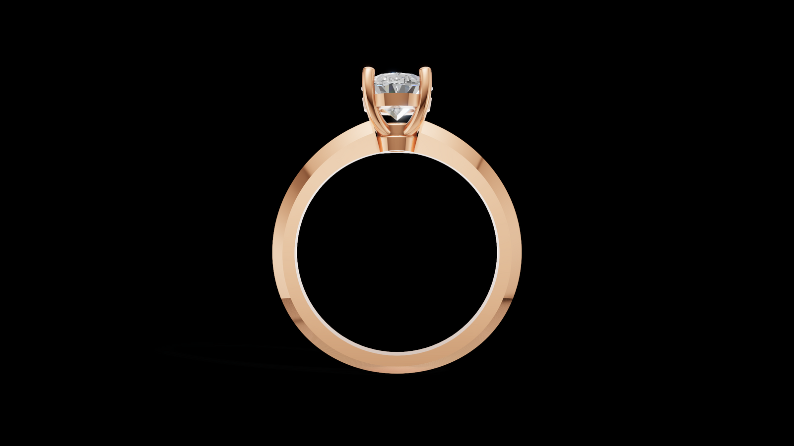 Big Knife Oval - Oro Rosa - Imagen 2