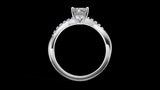 Twist Set 1ct Emerald - Oro Blanco - Imagen 2