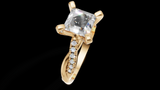Twist Set 1ct Princess - Oro Amarillo - Imagen 3