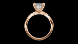 Twist Set 1ct Princess - Oro Rosa - Imagen 2