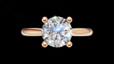Catedral Minimalista 0.50ct 4u - Oro Rosa - Imagen 1