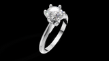 Catedral Minimalista 0.50ct 6u - Oro Blanco - Imagen 3