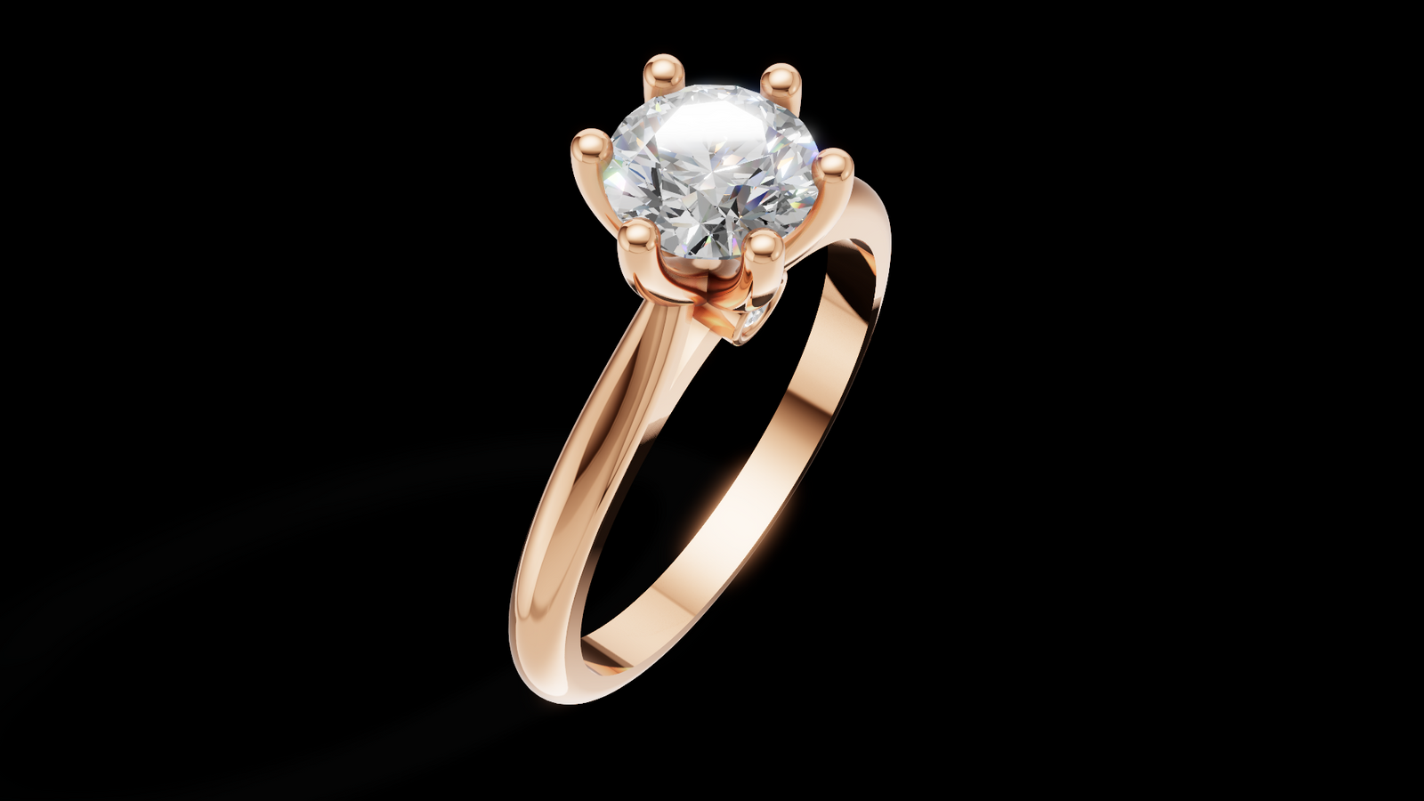 Catedral Minimalista 0.50ct 6u - Oro Rosa - Imagen 3