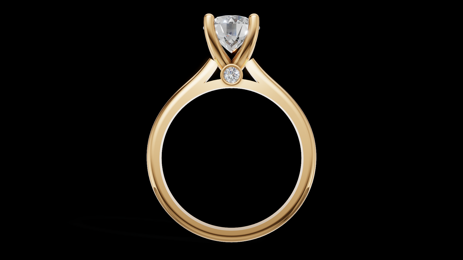 Catedral Minimalista 1ct 4u - Oro Amarillo - Imagen 2