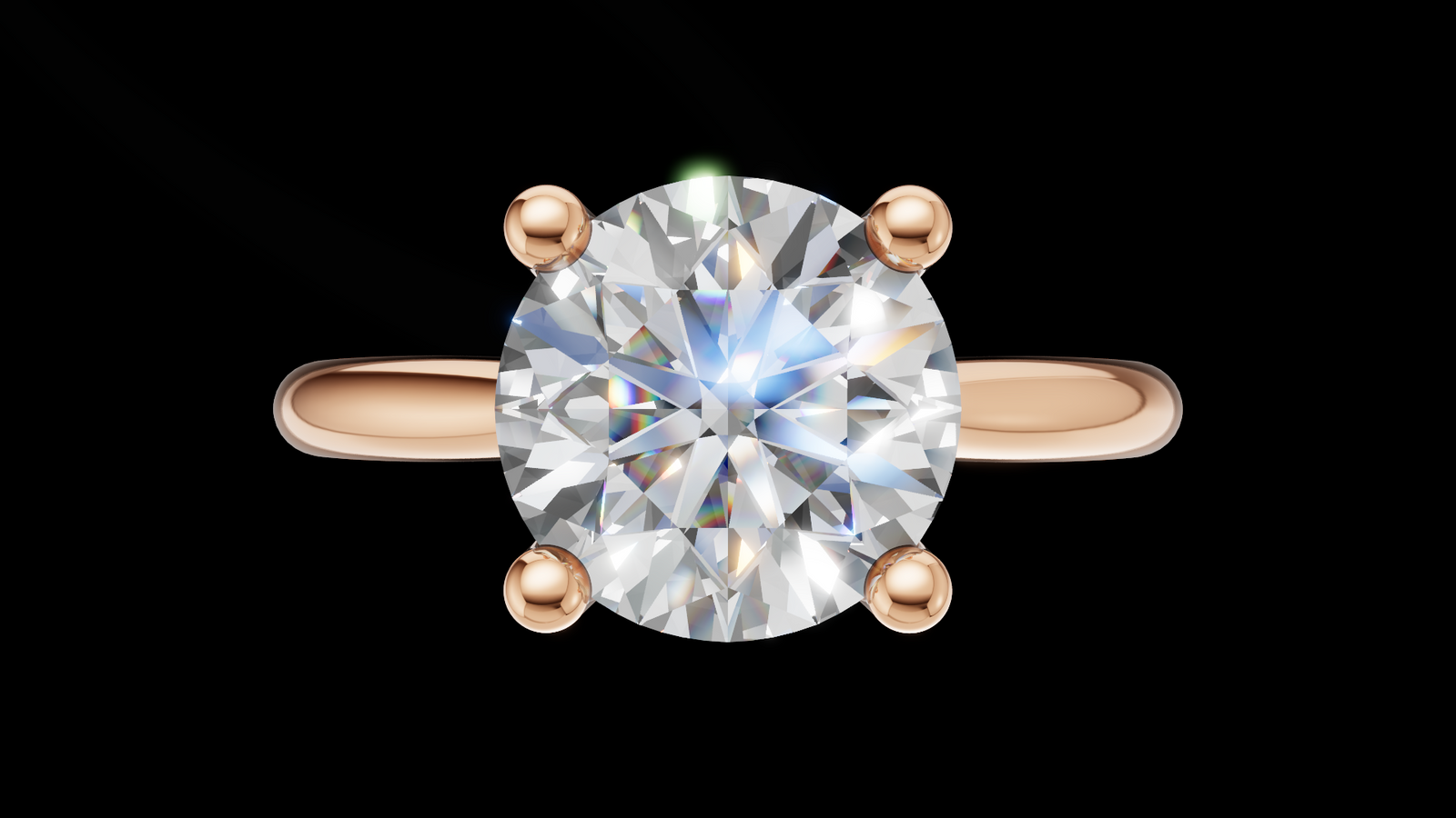 Catedral Minimalista 1ct 4u - Oro Rosa - Imagen 1