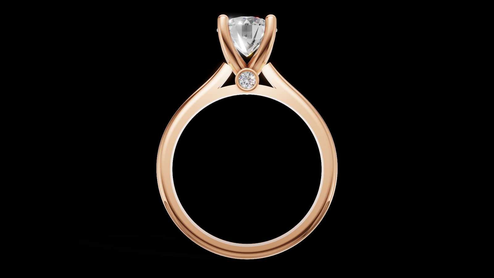 Catedral Minimalista 1ct 4u - Oro Rosa - Imagen 2