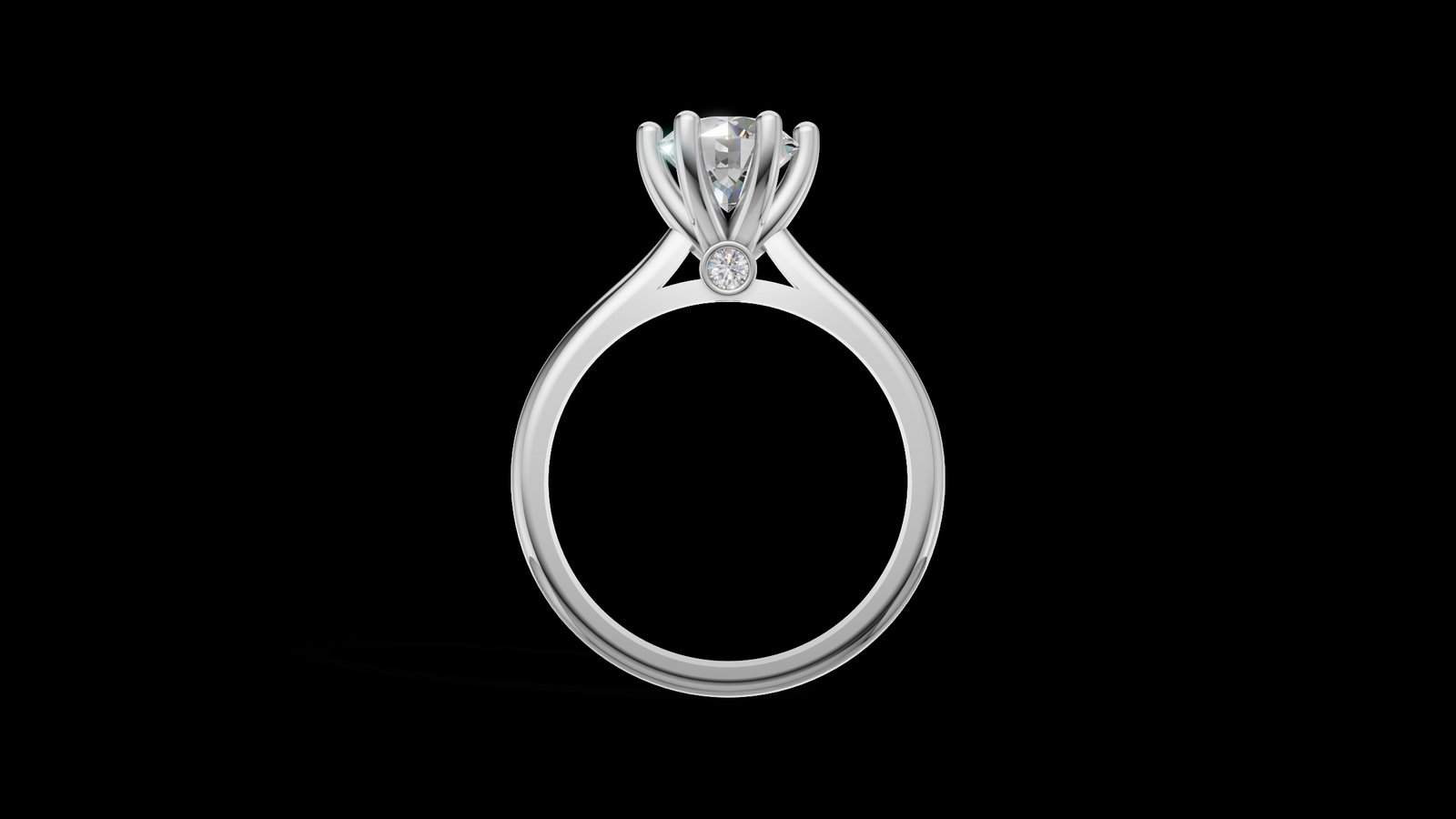 Catedral Minimalista 1ct 6u - Oro Blanco - Imagen 2