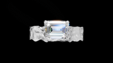 Martelé Emerald 1ct - Oro Blanco - Imagen 1