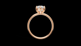 Media Caña 1.5ct Pera - Oro Rosa - Imagen 2