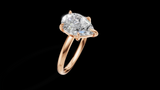 Media Caña 1.5ct Pera - Oro Rosa - Imagen 3