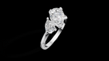 Tu Y Yo 1.5ct Pera - Oro Blanco - Imagen 3