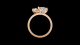 Tu Y Yo 1.5ct Pera - Oro Rosa - Imagen 2