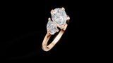 Tu Y Yo 1.5ct Pera - Oro Rosa - Imagen 3