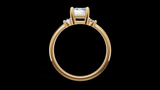 Trio 1ct Emerald - Oro Amarillo - Imagen 2