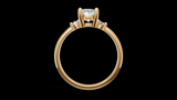 Trio 1ct Oval - Oro Amarillo - Imagen 2