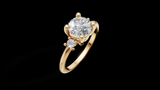 Trio 1ct Round - Oro Amarillo - Imagen 3