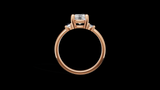 Trio 1ct Round - Oro Rosa - Imagen 2