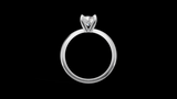 Media Caña Ilusión 0.50ct Round - Oro Blanco - Imagen 2