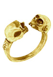 Anillo Doble Calavera