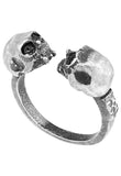 Anillo Doble Calavera